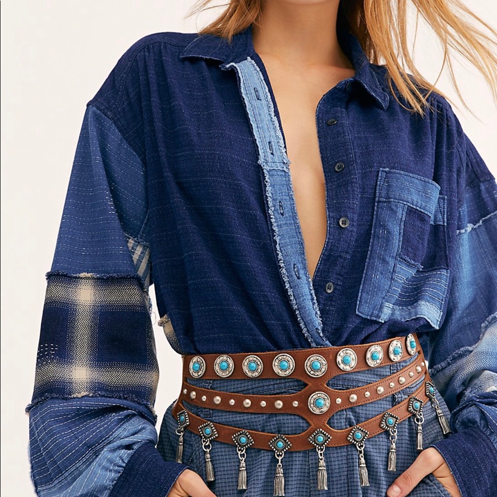 FP Indigo Sky Button Down